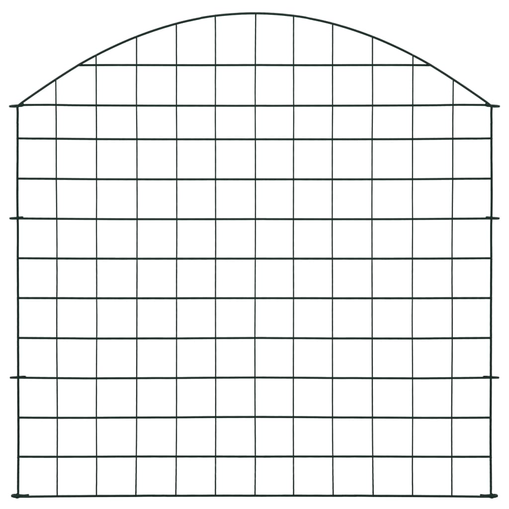 Vidaxl beschermset gebogen 77,5x78,5 cm groen