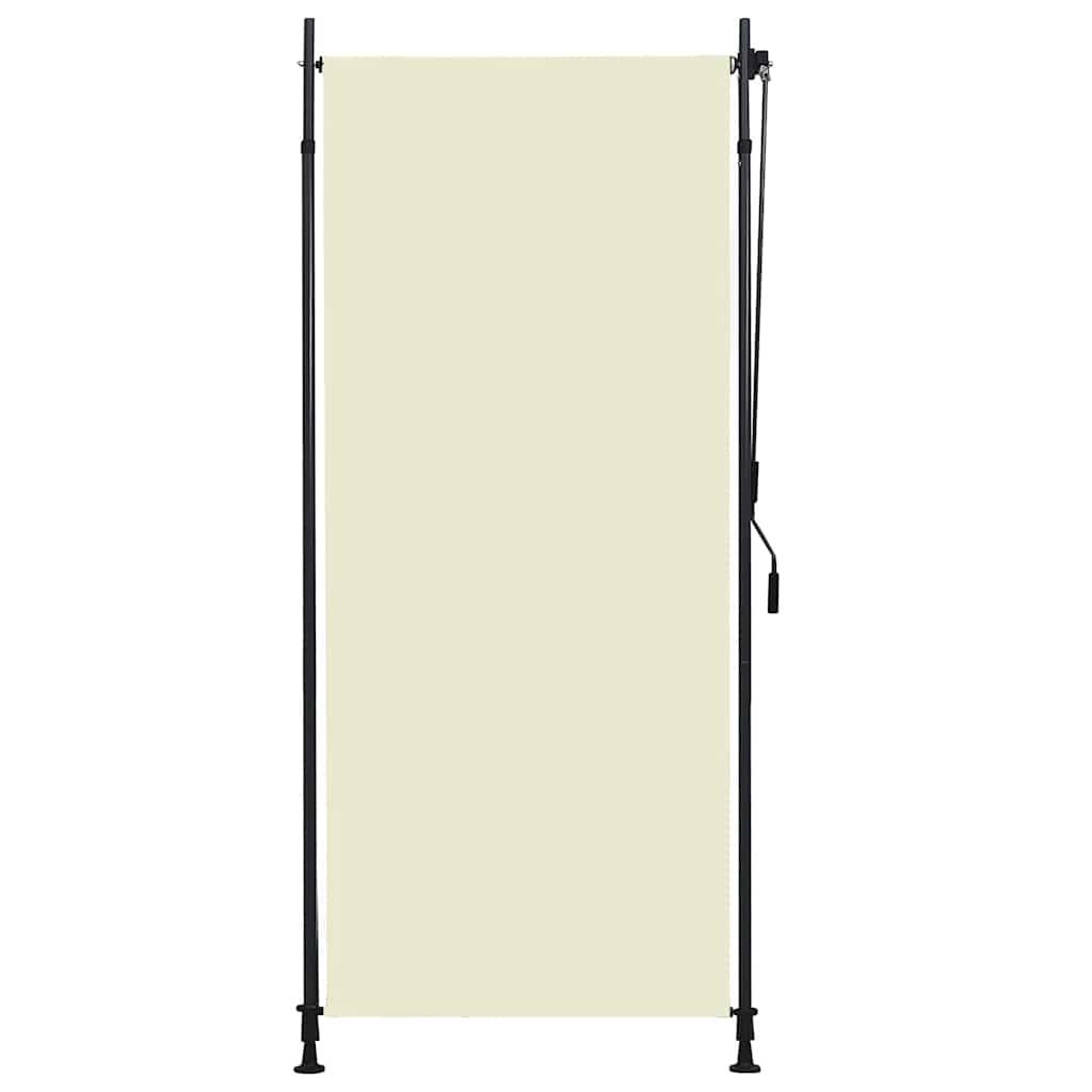 Vidaxl rolgordijn voor buiten 100x270 cm crème