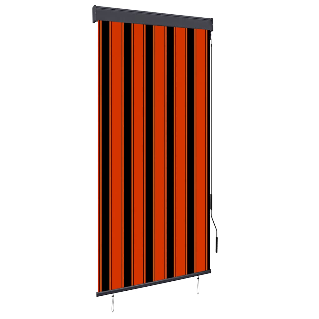 Vidaxl rolgordijn voor buiten 100x250 cm oranje en bruin