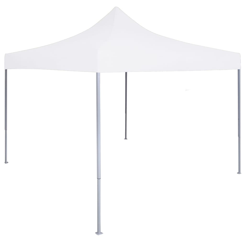 Vidaxl partytent inklapbaar 3x3m staal wit