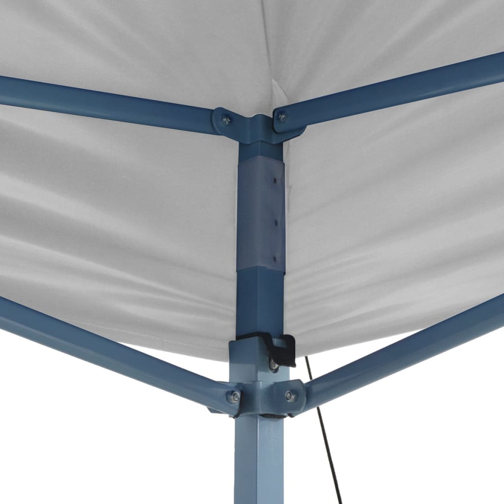 Vidaxl partytent inklapbaar 3x6m staal wit