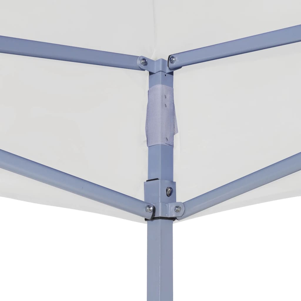 VidaXL Partytent professioneel inklapbaar 2x2m staal wit