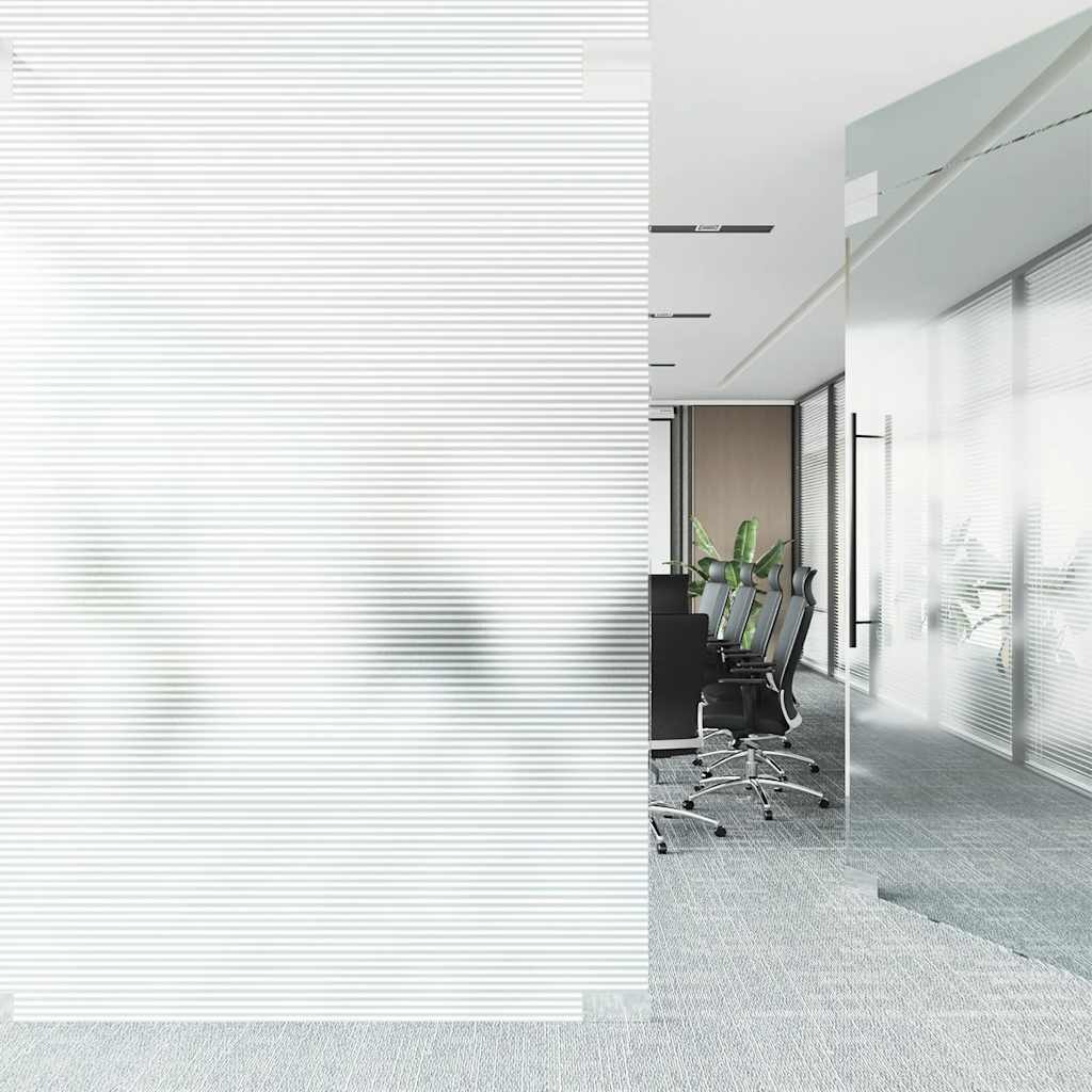 Vidaxl raamfolie strepenpatroon mat 0,9x50m pvc