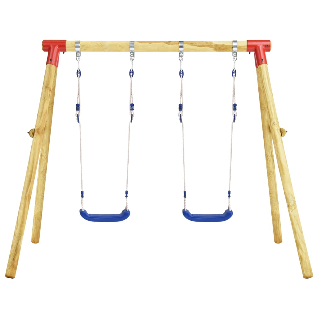 VidaXL Schommelset 230x130x166 cm groenhout