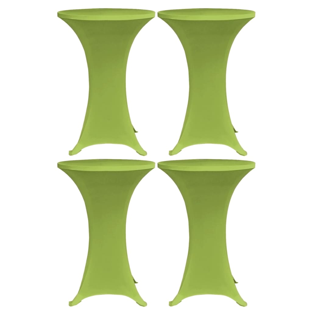Vidaxl tafelhoes stretch 4 st 80 cm groen