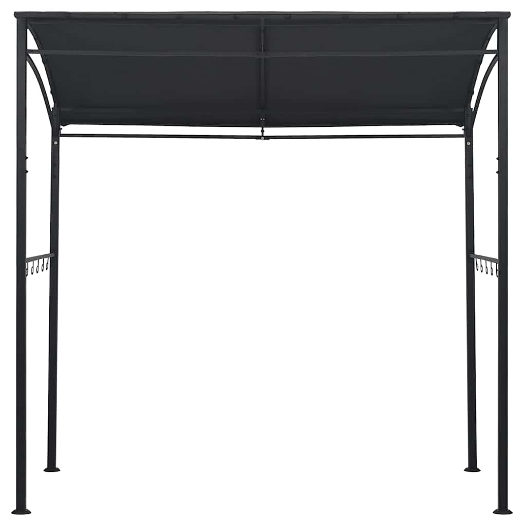VidaXL Barbecuepaviljoen 215x150x220 cm staal antraciet