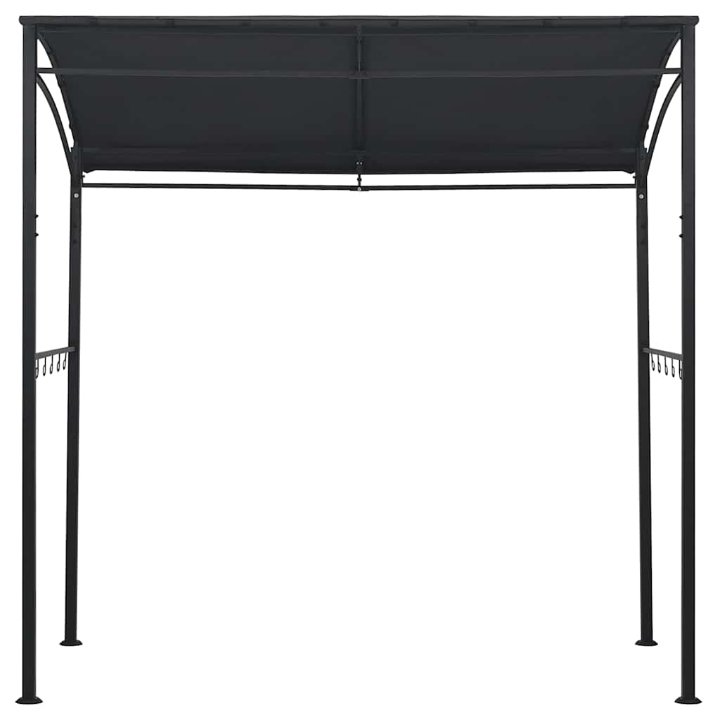 Vidaxl barbecue paviljoen 215x150x220 cm staal antraciet
