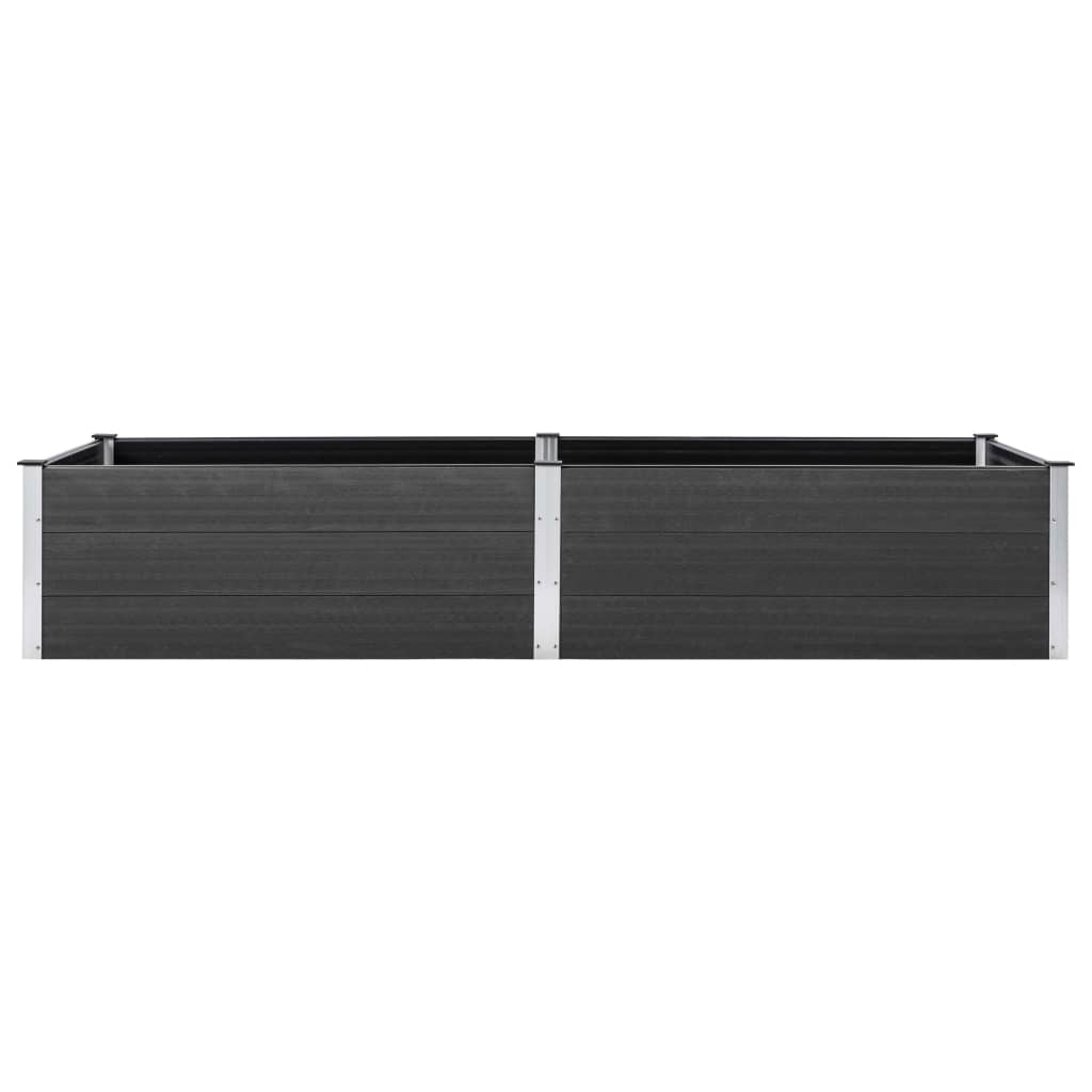 VidaXL Plantenbak 300x100x54 cm HKC grijs