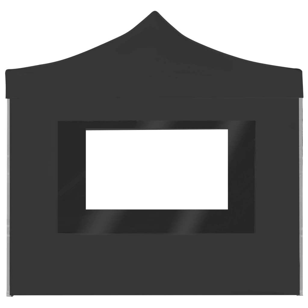 Vidaxl partytent inklapbaar met wanden 2x2m aluminium antraciet