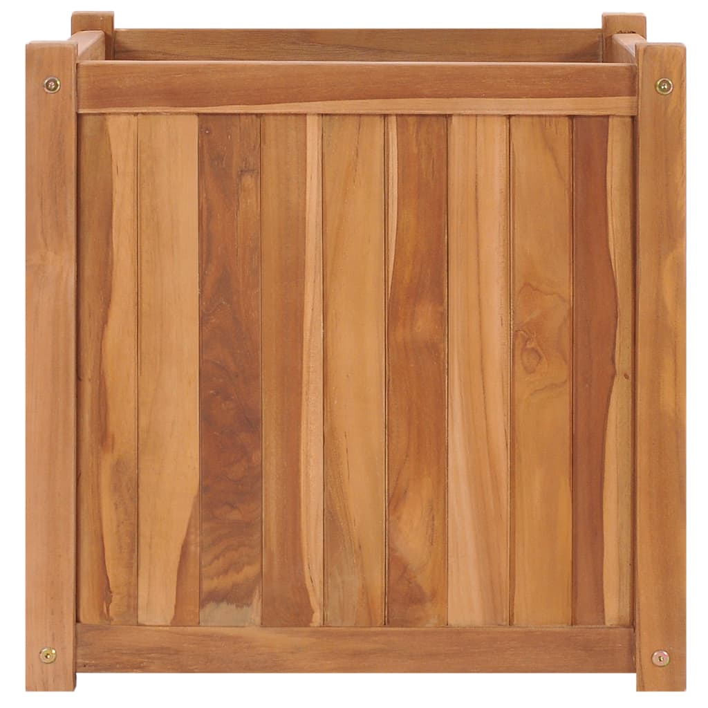 VidaXL Plantenbak 50x50x50 cm massief teakhout