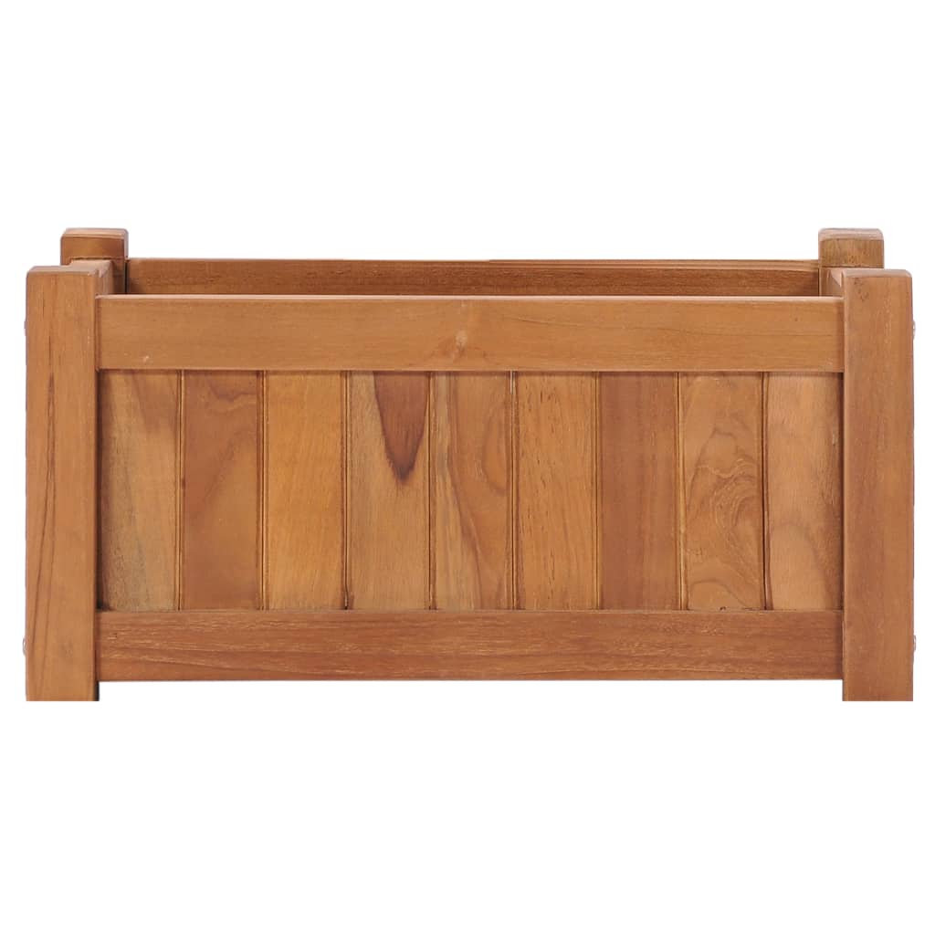 VidaXL Plantenbak 50x25x25 cm massief teakhout