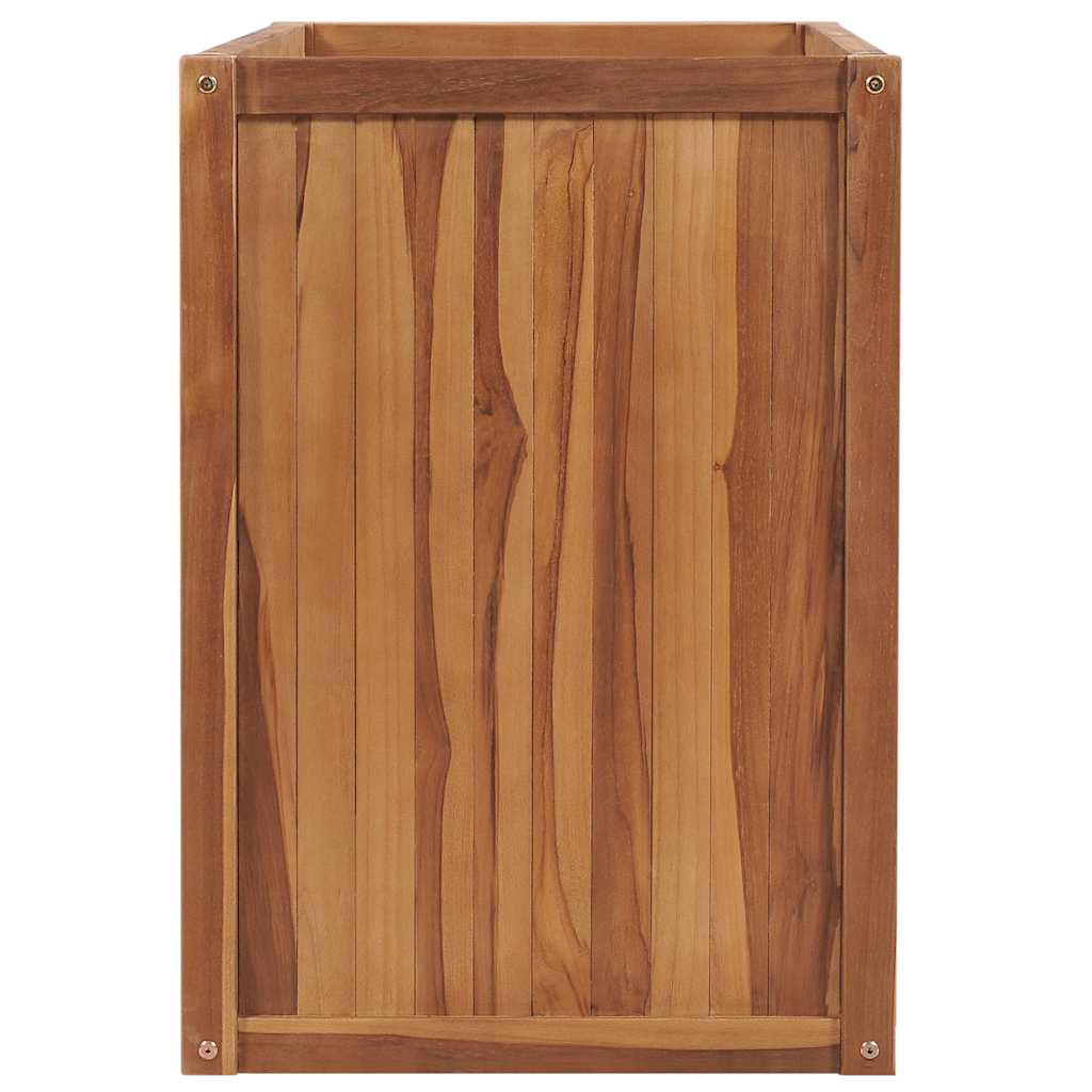 VidaXL Plantenbak 100x50x70 cm massief teakhout
