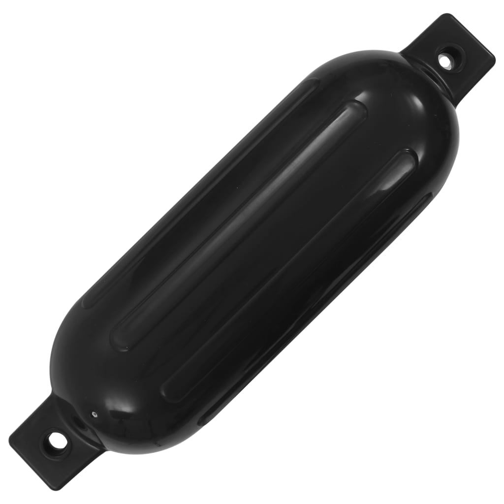 Vidaxl laarsstootkussens 4 st 51x14 cm pvc zwart