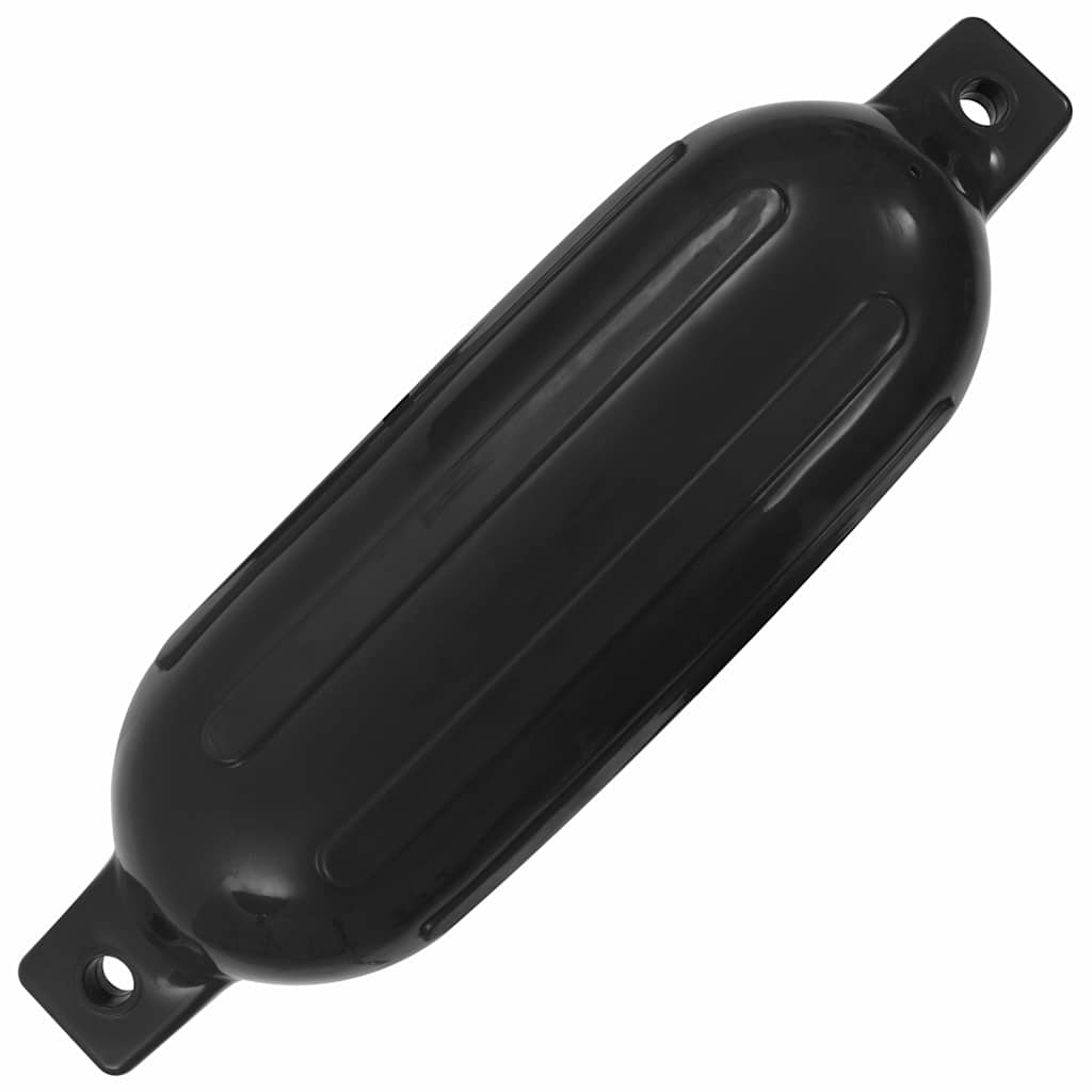 VidaXL Laarsstootkussens 4 st 58,5x16,5 cm PVC zwart