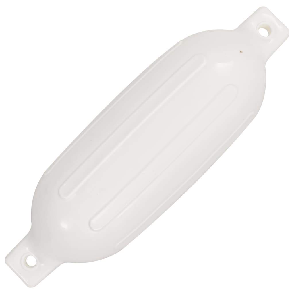 Vidaxl laarzenstootkussens 4 st 58,5x16,5 cm pvc wit