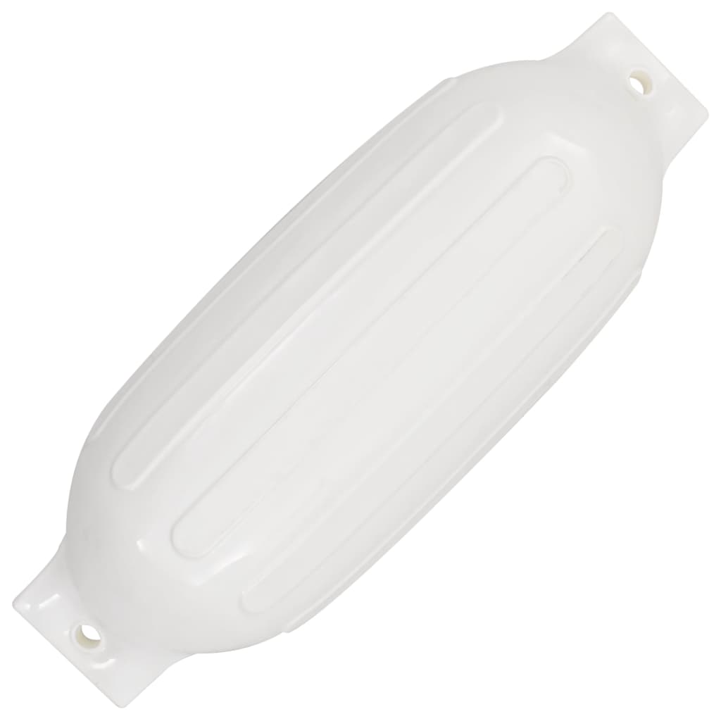 Vidaxl laarzenstootkussens 2 st 69x21,5 cm pvc wit