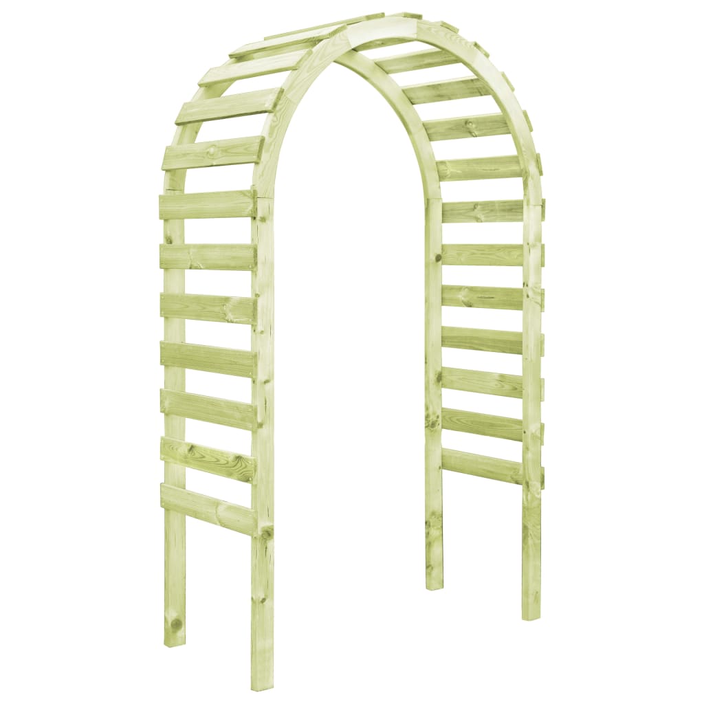 VidaXL Pergola 130x60x230 cm geïmpregneerd groenenhout
