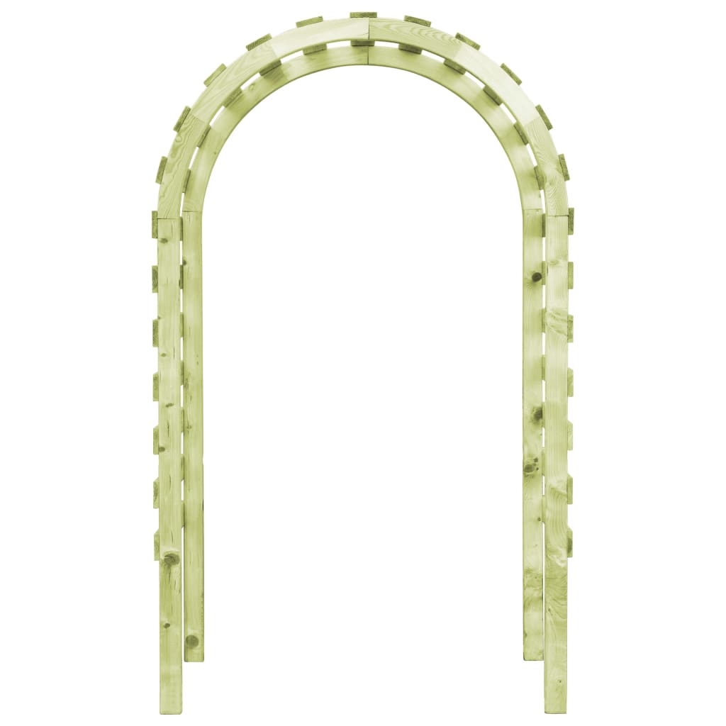 VidaXL Pergola 130x60x230 cm geïmpregneerd groenenhout