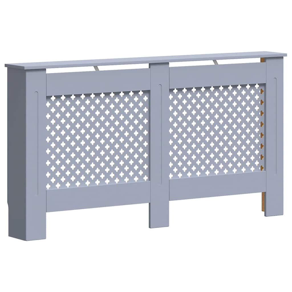 Vidaxl radiatorombouw 152x19x81,5 cm mdf antraciet