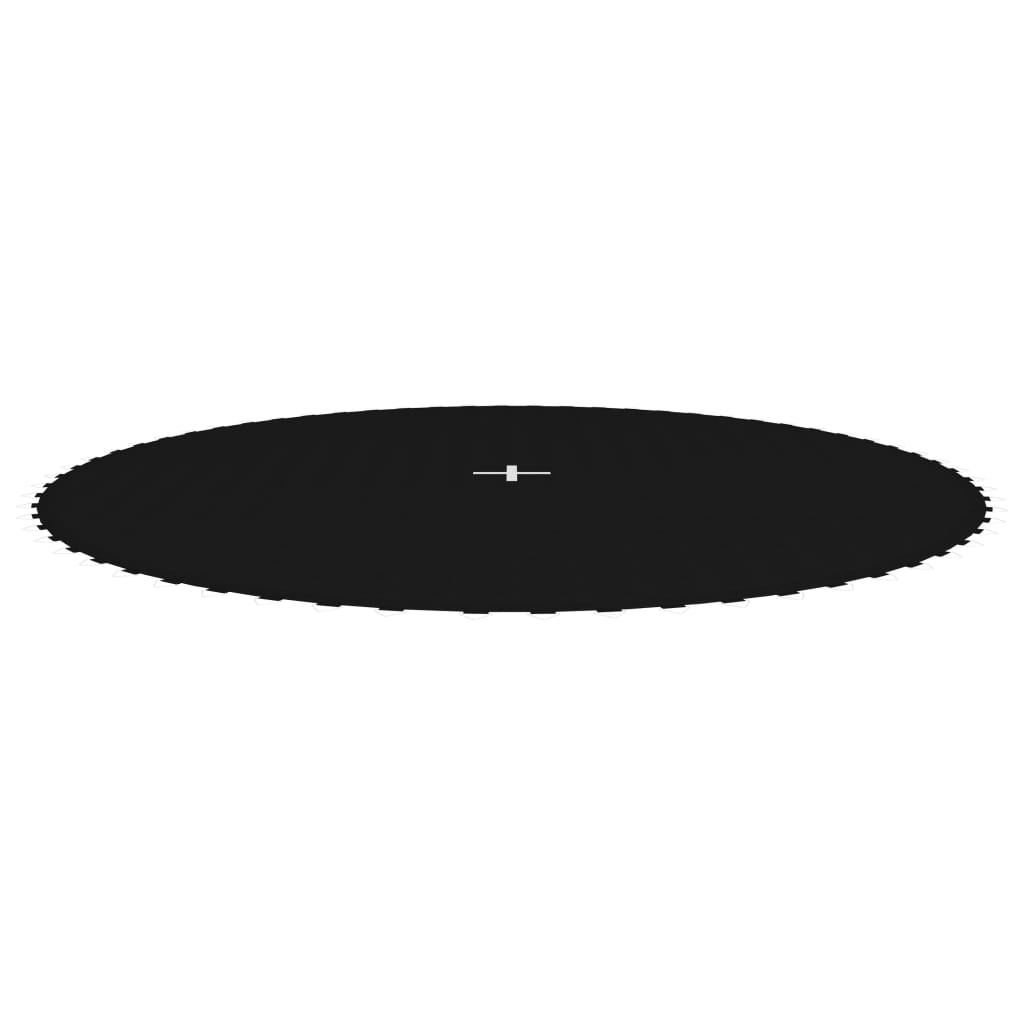 Vidaxl springmat voor 12 voet 3,66 m ronde trampoline stof zwart