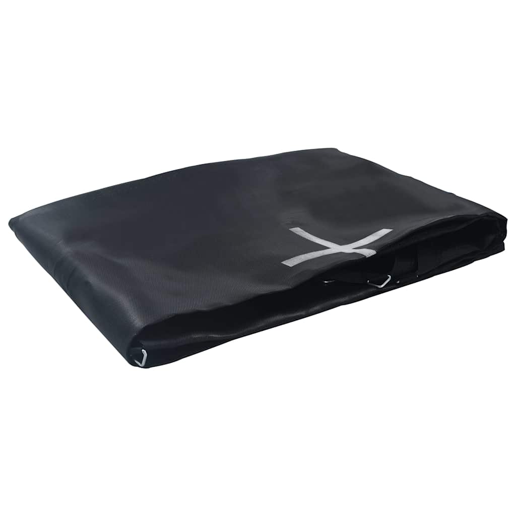 VidaXL Springmat voor 15 voet 4,57 m ronde trampoline stof zwart