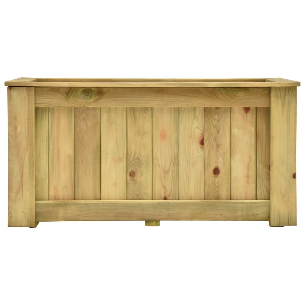 VidaXL Plantenbak geïmpregneerd groenhout 100x50x50 cm
