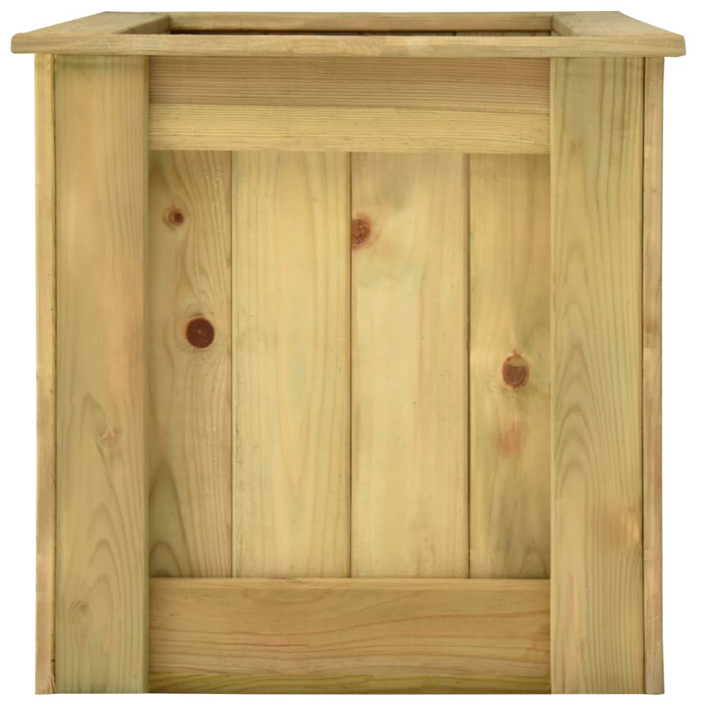 VidaXL Plantenbak geïmpregneerd groenhout 100x50x50 cm