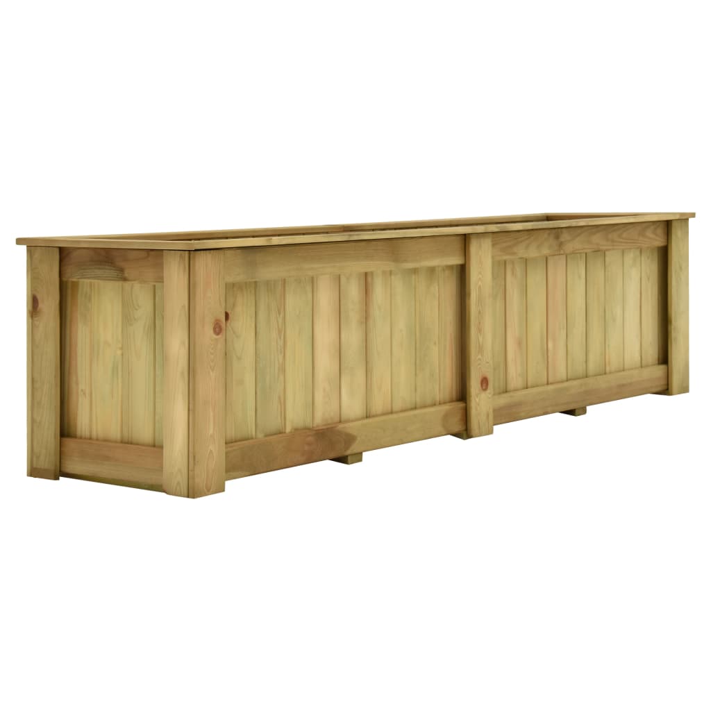 VidaXL Plantenbak geïmpregneerd groenhout 196x50x50 cm