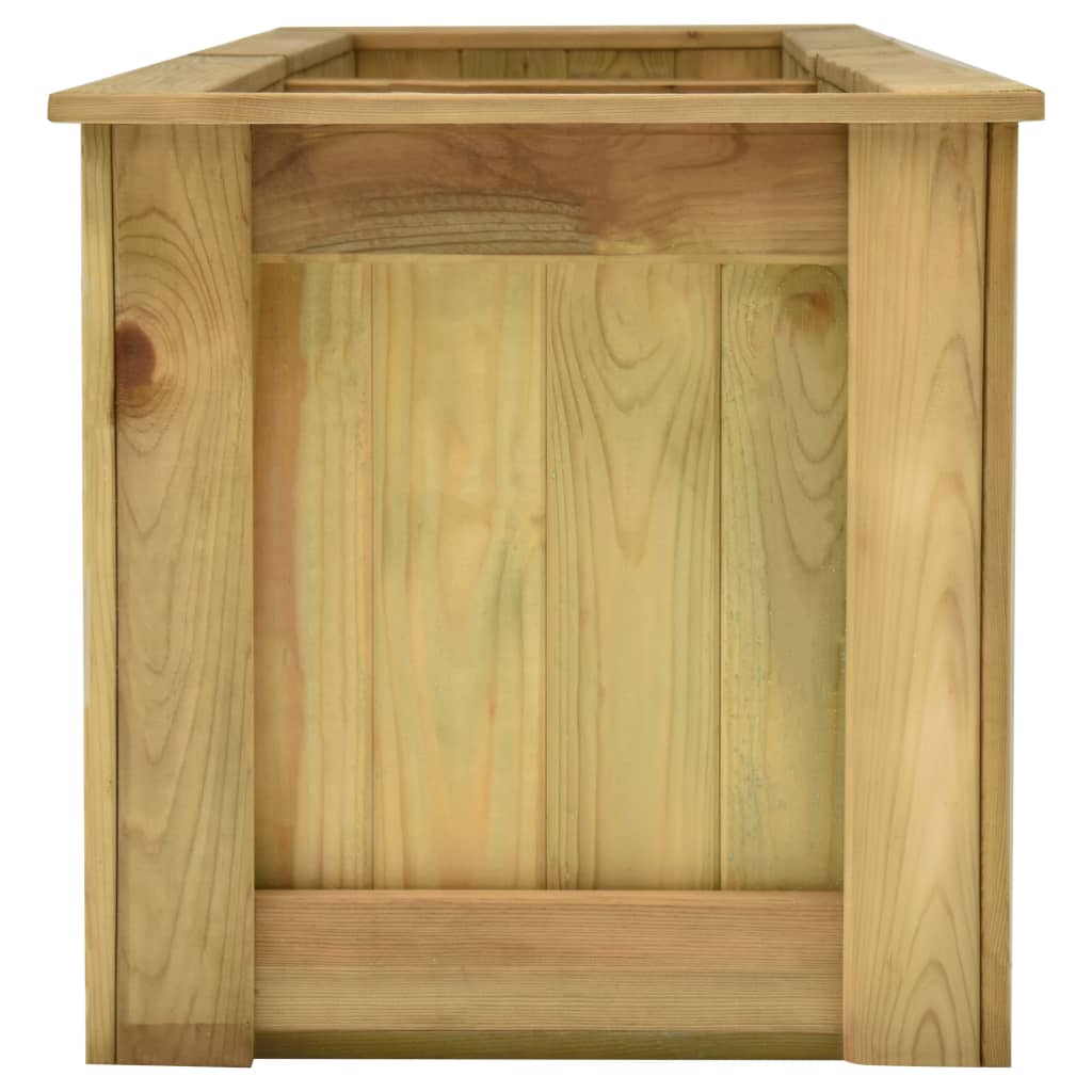 VidaXL Plantenbak geïmpregneerd groenhout 196x50x50 cm
