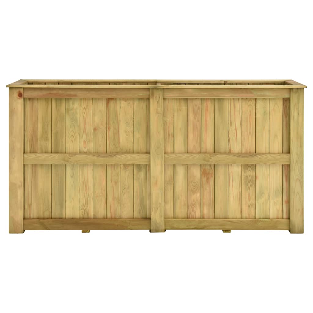 VidaXL Plantenbak geïmpregneerd groenhout 196x50x100 cm