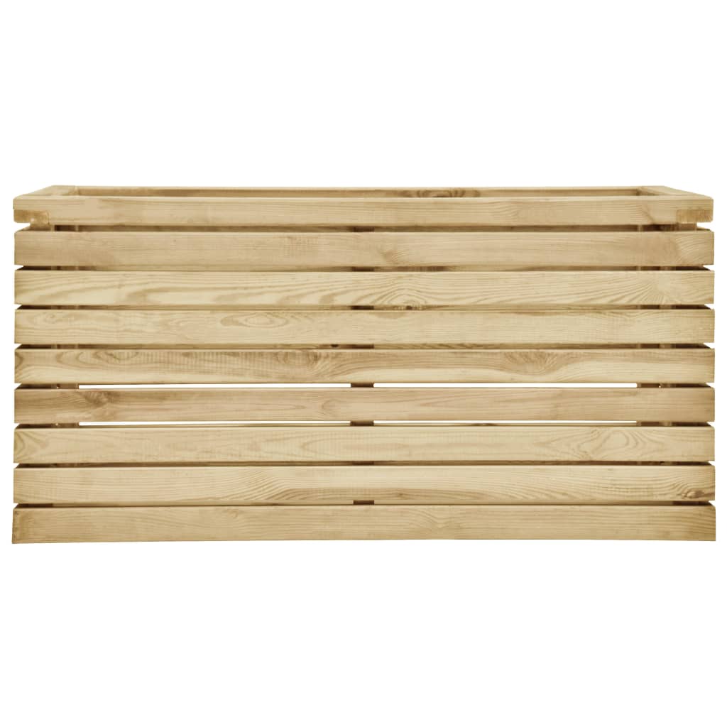 VidaXL Plantenbak geïmpregneerd groenhout 100x50x50 cm