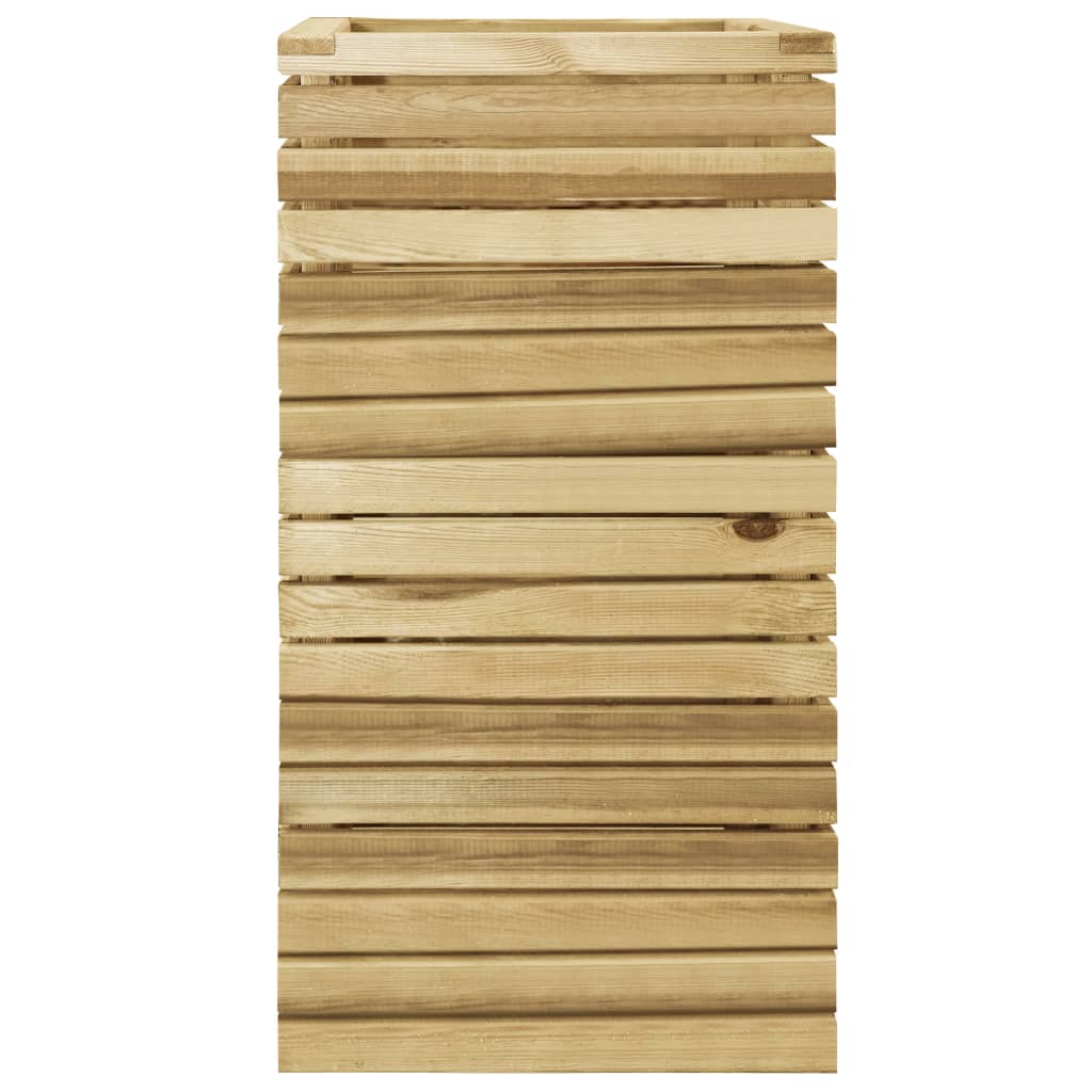 VidaXL Plantenbak geïmpregneerd groenhout 50x50x100 cm