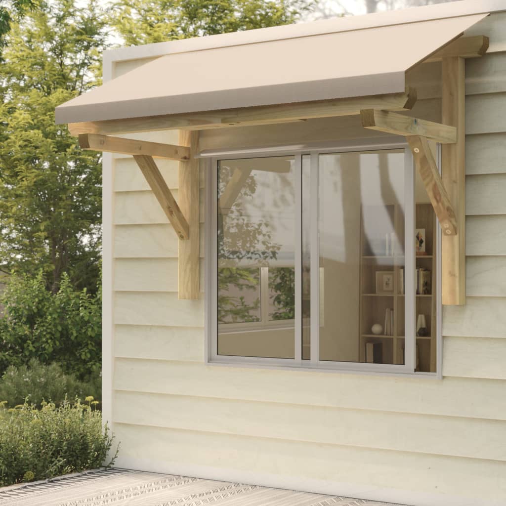 VidaXL Deurluifel 200x100x100 cm massief groenhout