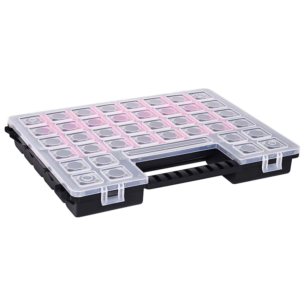 Vidaxl assortimentsdozen 5 st met verdelers 385x283x50 mm kunststof