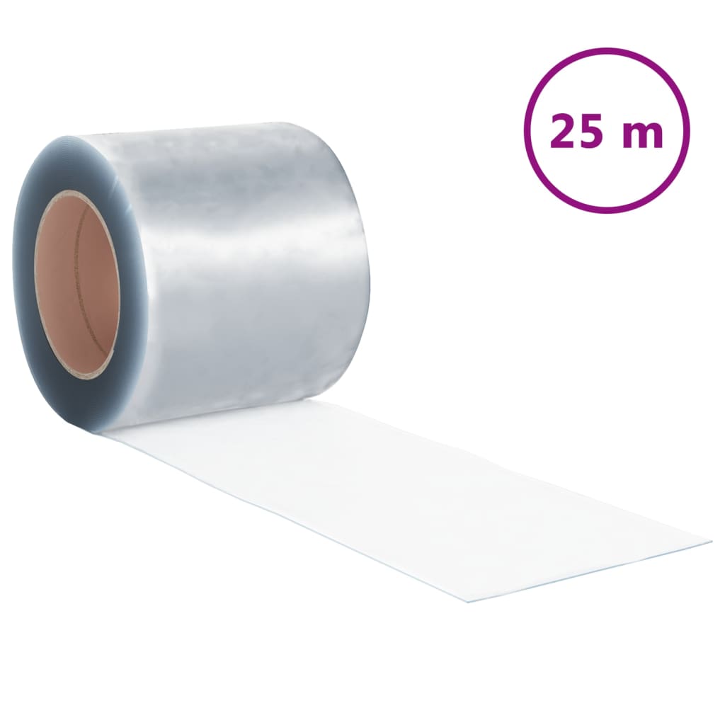 Vidaxl strijkgordijn op rol 2x200 mm 25 m pvc