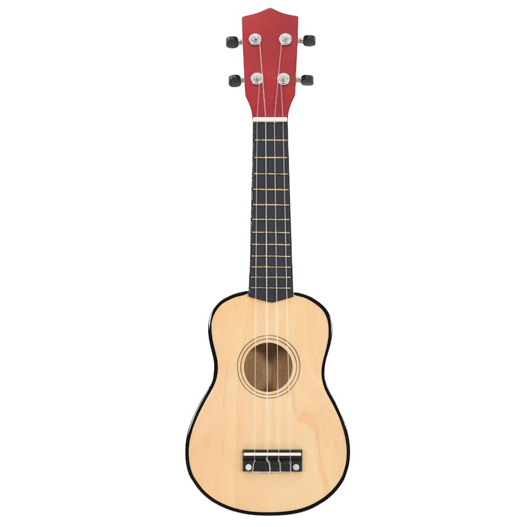 Vidaxl ukeleleset met tas voor kinderen sopraan 21'' lichthoutkleurig