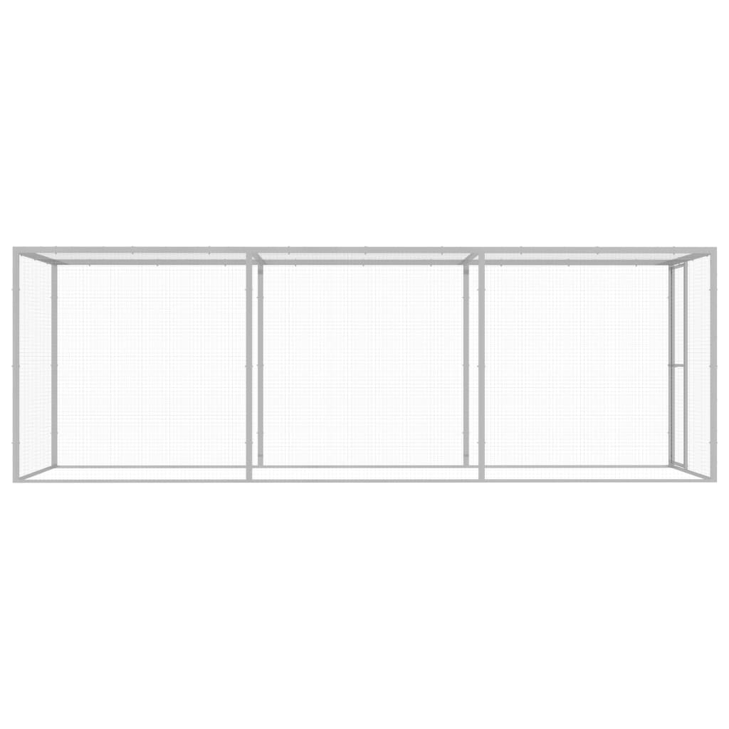 VidaXL Kattenkooi 4,5x1,5x1,5m gegalvaniseerd staal