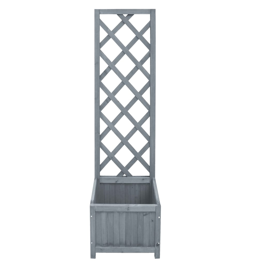 Vidaxl lattenwerkplantenbak 40x30x135 cm massief vuurhout