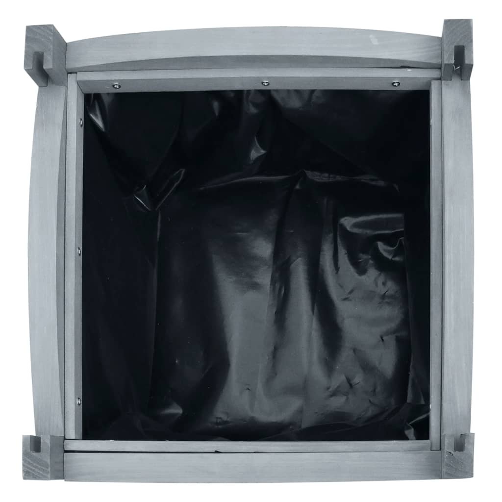 Vidaxl plantenbakken verhoogd 2 st 30x30x30 cm massief vuurhout