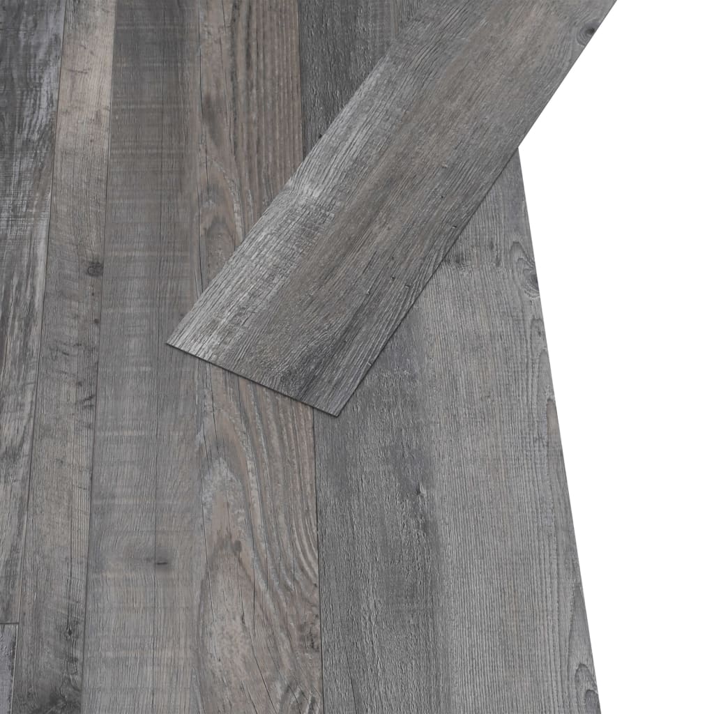 Vidaxl vloerplanken zelfklevend 4,46 m² 3 mm pvc industriële houtkleur