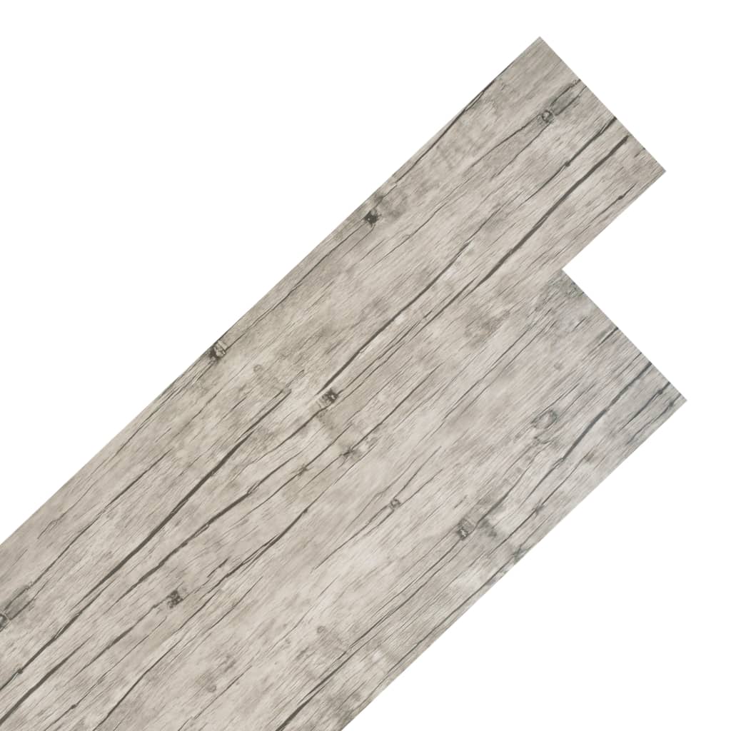 VidaXL Vloerplanken niet-zelfklevende 4,46 m² 3 mm PVC lichtgrijs