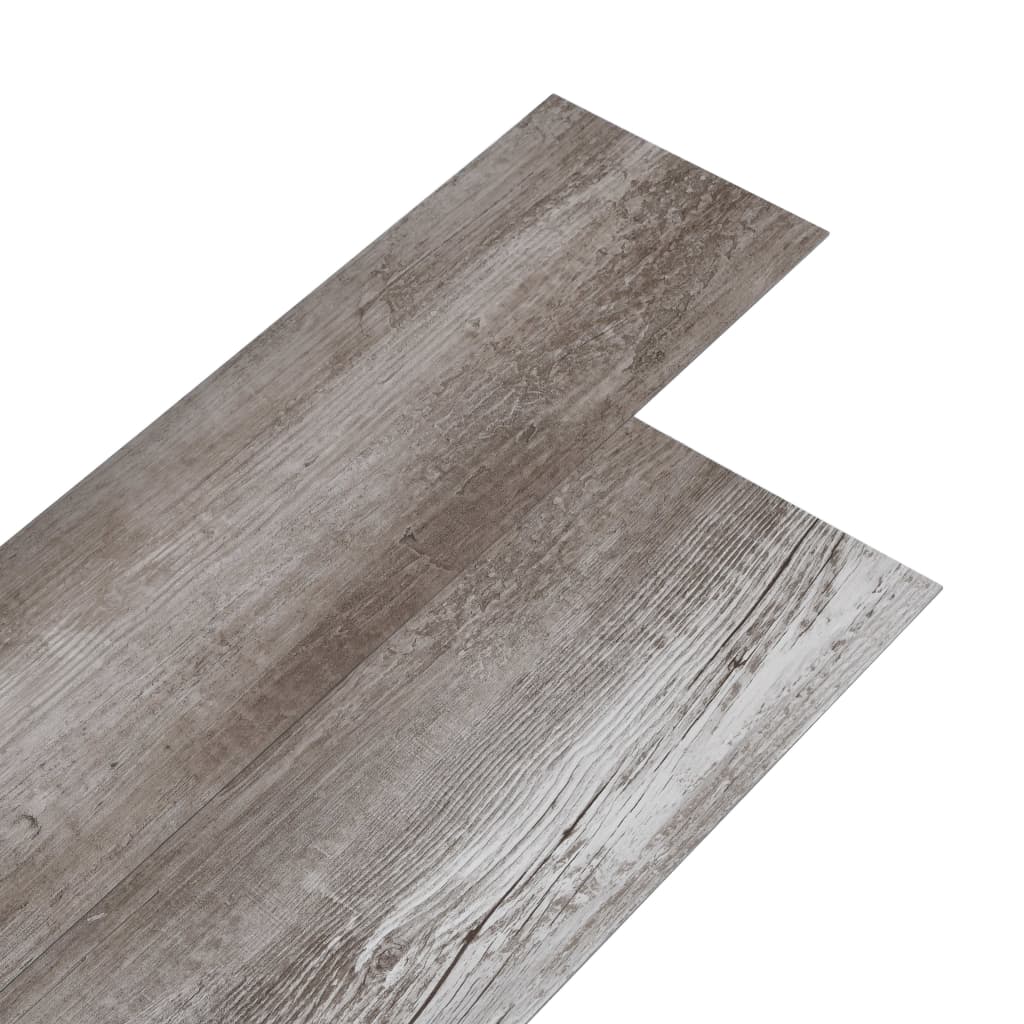 VidaXL Vloerplanken niet-zelfklevende 5,26 m² 2 mm PVC mat houtbruin