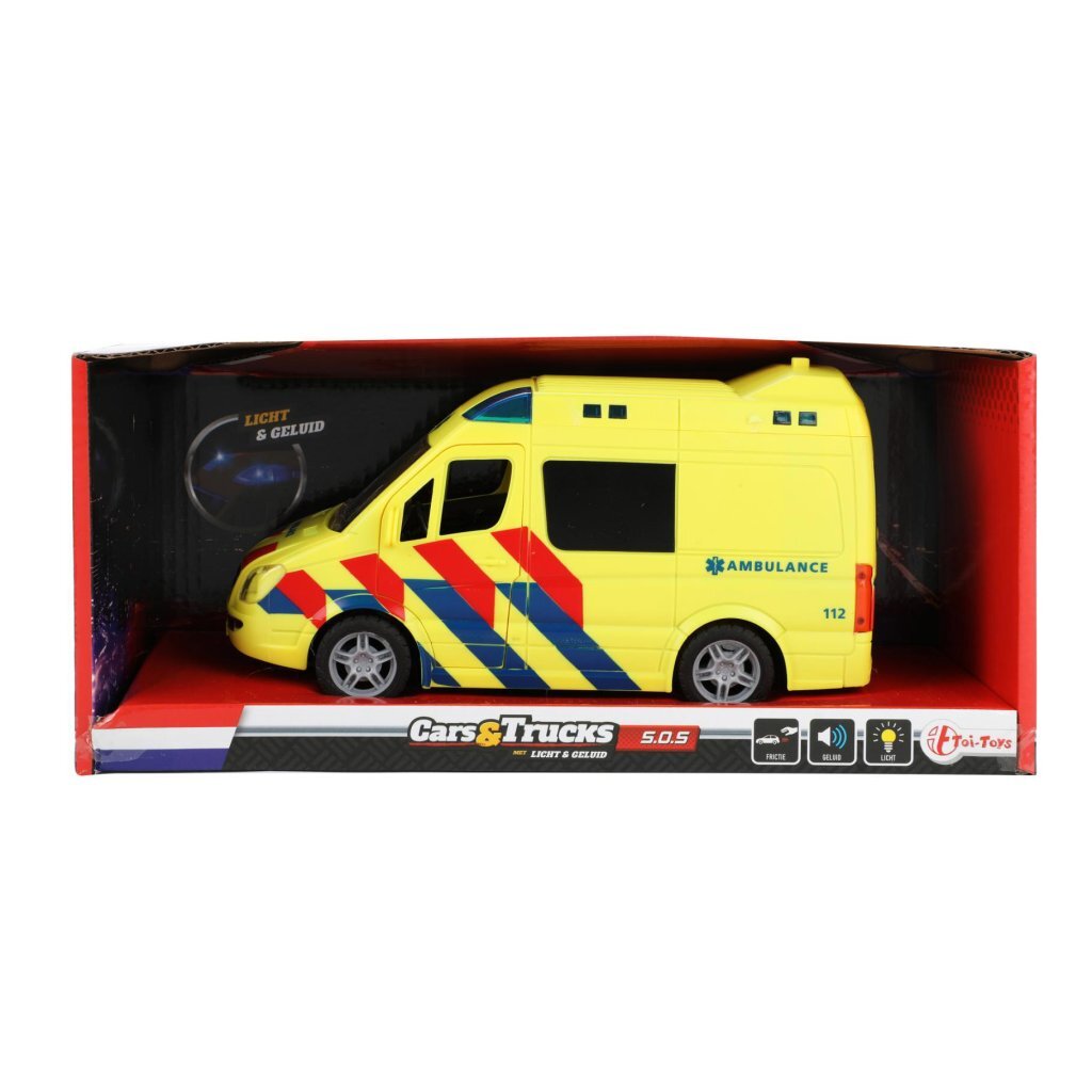 Auto's vrachtwagens ambulance + licht en geluid