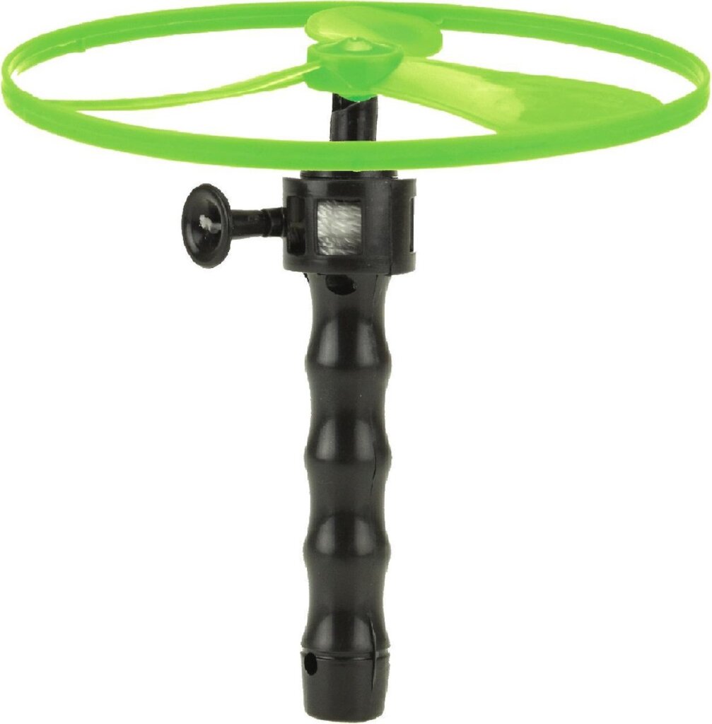 Toi-toys vliegschijven lucht 12 cm groen rood 3-delig
