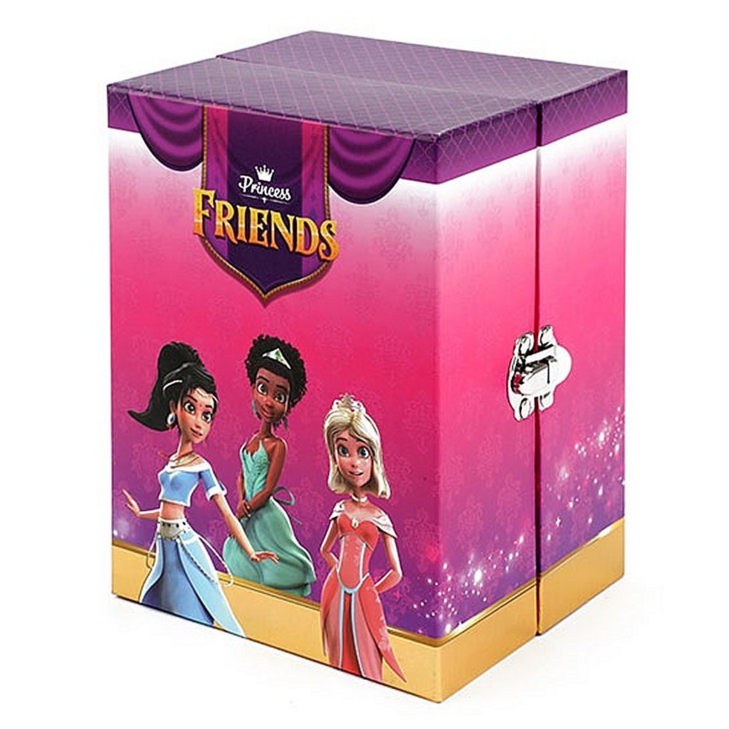 Prinsessenvriendjes muziek-sierradendoos