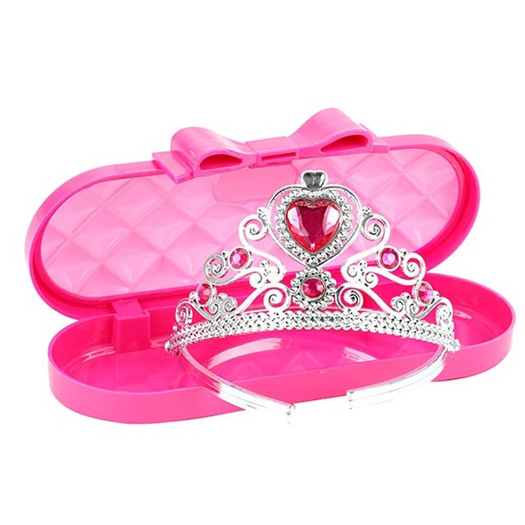 Prinsessenvriendjes prinses diadeem met tasje roze
