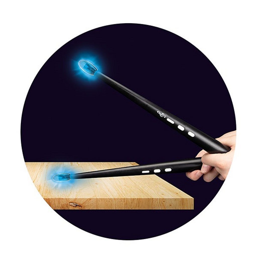 Muziekartiest Muziekartiest Draadloze Drumstokken + Geluid + Licht