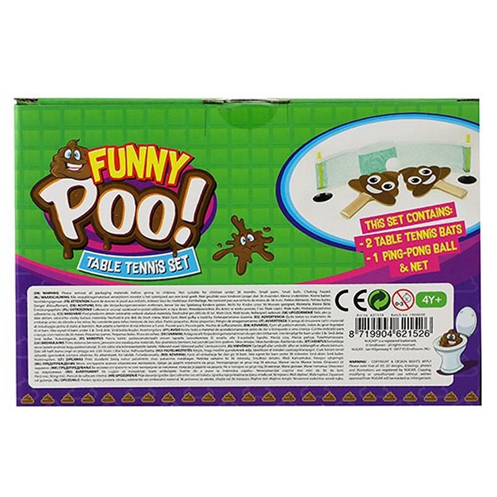 Grappige Poo Grappige Poo Tafeltennisset
