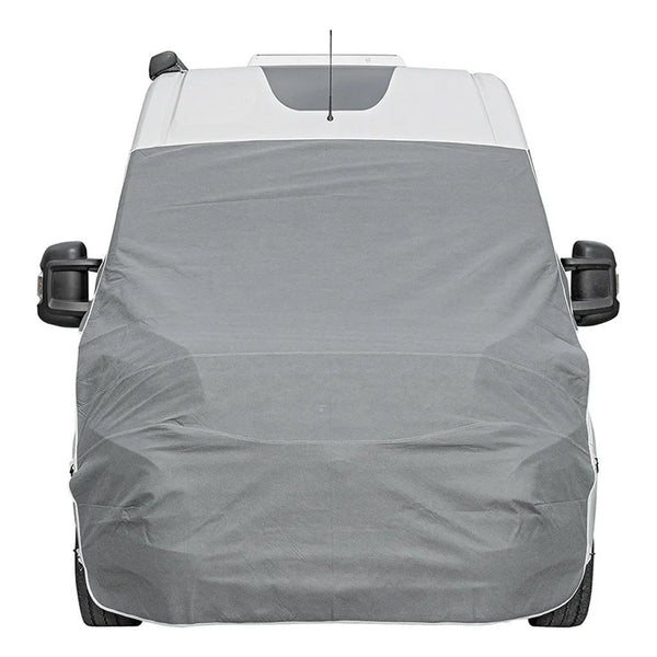 Proplus raamafdekking voor fiat ducato vanaf 06-2006 – voorruit- en zijraambescherming voor camper – inclusief bevestigingsstrips – grijs