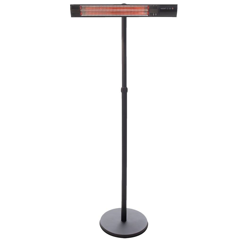 Sunred verwarmer royal diamant donker 2500 w roségoud carbon zwart